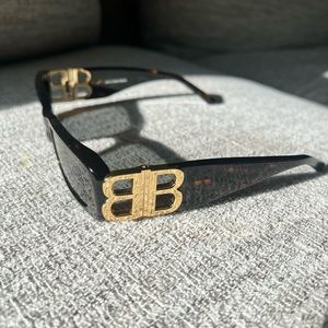 Balenciaga rectangle dynasty glasses